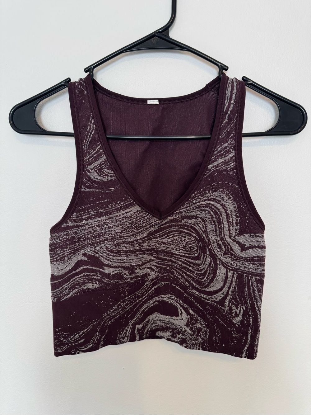 Athleta Aurora Seamless Shine Crop Ribbed Tank